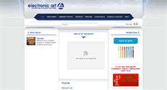 Desktop Screenshot of electronicart.co.uk